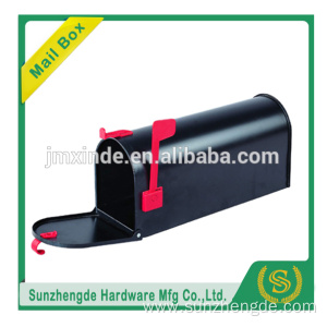 BTS SMB-097S Tin powder coating black steel mailbox